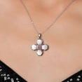 thumbnail image 3 of Gem Stone King Keren Hanan 925 Sterling Silver Star of Bethlehem Pendant Jerusalem Nano Bible and 18 inch Silver Chain, 3 of 7