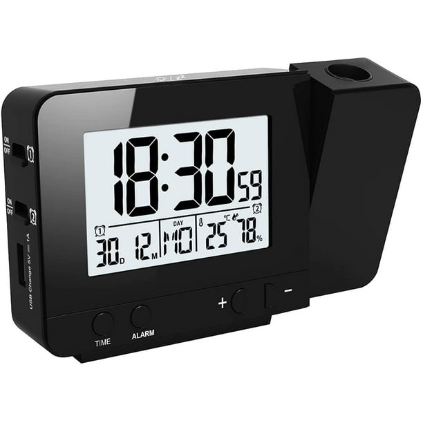 Homgeek LCD Numérique Thermomètre De Voiture Multifonction