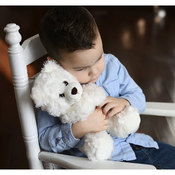 Teddy Bear Stuffed Animal with Angel Wings, Childrens Prayer Bear