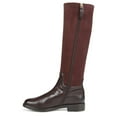 thumbnail image 3 of Franco Sarto Womens Merina Knee High Riding Boots Castagno Brown Stretch 6.5M, 3 of 5