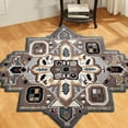 thumbnail image 2 of Ox Bay Selah 7' Star Gray/Mocha Southwestern Hand-Tufted Indoor Area Rug, 2 of 7