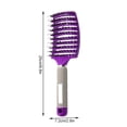 thumbnail image 2 of Hairdressing Oil Head Styling Comb Large Curved Comb Men's Back Head Rib Comb Pig Curved Hollow Comb, 2 of 5