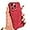 Red, variant on Compatible with iPhone Case,Cute Pleated Matte [ Drop & Camera Lens Protection] Shockproof Cover Phone Case (Red,iPhone 12)