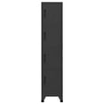 thumbnail image 3 of vidaXL Locker Cabinet Anthracite 15"x17.7"x70.9" Steel, 3 of 9