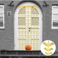 thumbnail image 4 of Murciélago de cortinas de Halloween, cortinas de puerta con flecos de aluminio, cortina de puerta con decoración de murciélagos para fiesta de Halloween, 4 of 5