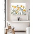 thumbnail image 6 of Yellow Spring Floral Wall Art for Living Room,Canvas Picture Wall Decor for Bathroom Bedroom,Watercolor Summer Botanical Painting Artwork for Office Kitchen Hallway Dining Room Home Decor 24"x32", 6 of 8