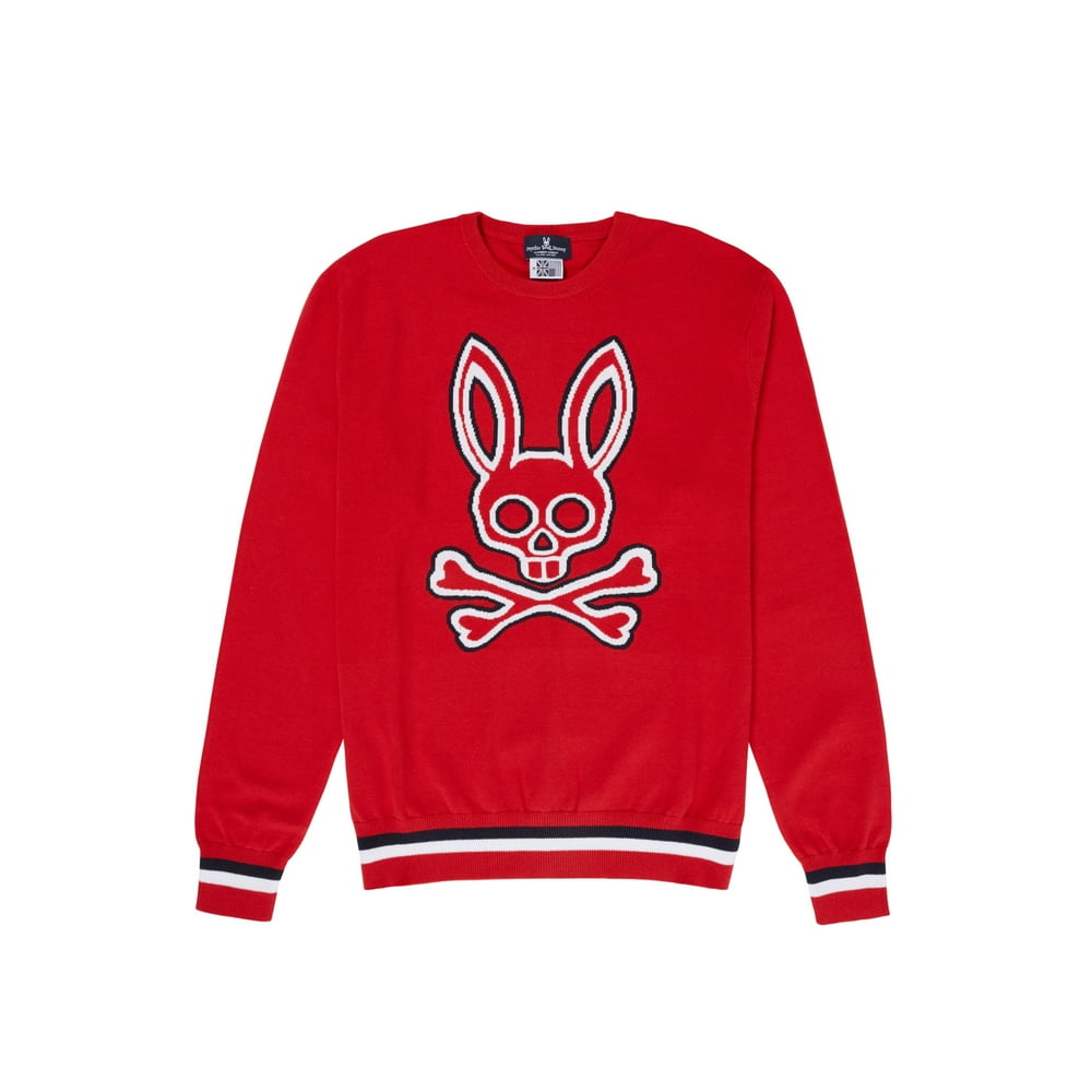 Psycho Bunny - Psycho Bunny Furley Brilliant Red Men's Sweater ...