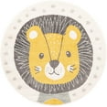 thumbnail image 5 of Unique Loom Whimsy Kids Collection Area Rug - Friendly Lion (3' 3" Round Ivory/Black) Perfect For Kids Bed Room/Nursery Room/Living Room/Class Room/Play Room, 5 of 5