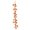 Orange, variant on Artificial Rattan Pumpkin Flower Vine, Soft Tone Faux Foliage Hanging Garland, Boho Summer Fall Decor for Indoor Outdoor, Thanksgiving, Halloween, Wall, Porch and Home Decoration, Pink