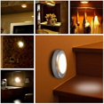 thumbnail image 3 of Gabinete/gabinete LED de 6 noches, luz Led con detección de movimiento con Base magnética para vitrina de escalera de cocina, color blanco, 3 of 4