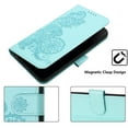 thumbnail image 6 of Decase Wallet Case for Samsung Galaxy S23 Ultra,Galaxy S23 Ultra Ultra Thin Case Premium PU Leather Card Holder Phone Cover Embossed Shockproof Case Compatible with Samsung S23 Ultra - Lightblue, 6 of 6