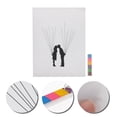 thumbnail image 3 of SHISUYAN Fingerprint Guest Book on Chemical Fiber Canvas for Wedding Decor Multi Color 12 Inches by 16 Inches, 3 of 8