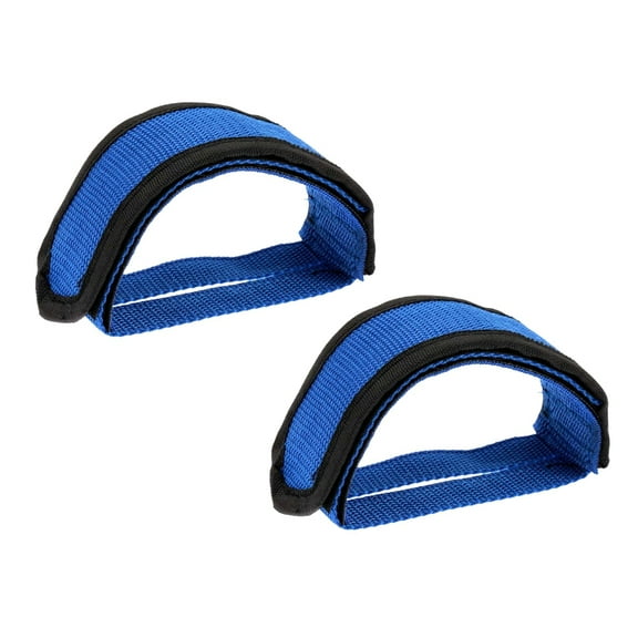 STRANDCHIC 2Set Nylon Blue Pedal Strap for Riding and Cycling Accessories