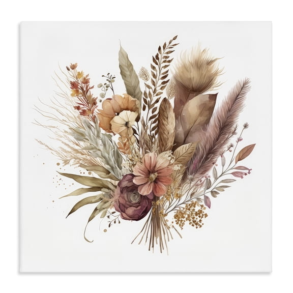 Stupell Industries French Country Mixed Fall Botanicals Canvas Art, 17 x 17, by LSR Design Studio