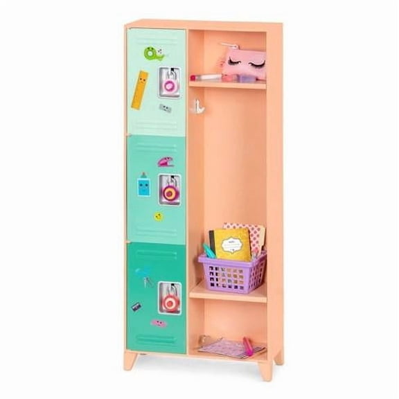Our Generation Classroom Cool School Locker Accessory Set for 18 Dolls