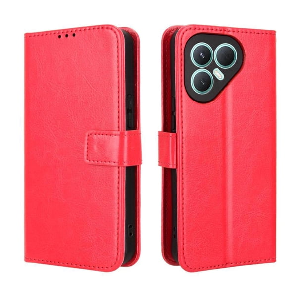 Funda tipo libro para Tecno Pova 7 Pro 5G, cartera todo‑en‑uno, funda multifuncional con tarjetero y correa de muñeca desmontable