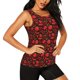 thumbnail image 2 of Balery Tomatoes And Chili Camiseta sin mangas estampada ligera para mujer, tops de entrenamiento sin mangas, camisetas de yoga transpirables de secado rápido.-XX-Large, 2 of 7