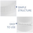 thumbnail image 3 of LABSERRON Plastic Food Storage Container White Plastic Bucket With Lid For Home Kitchen And Restaurant 1Pcs, 3 of 8