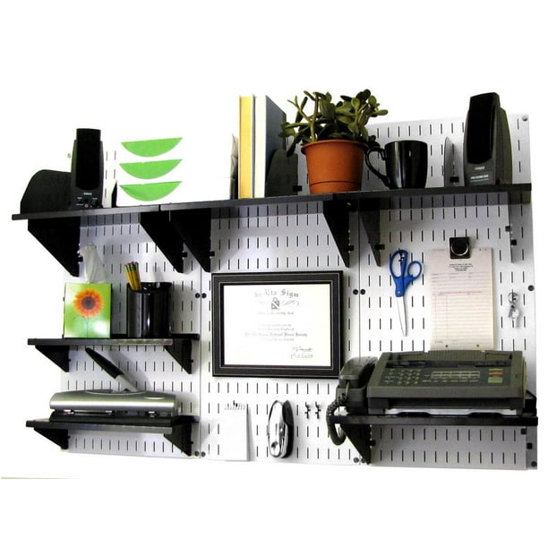 Wall Control Office Organizer Unit Wall Mounted Office Desk Storage and