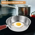 thumbnail image 2 of OFFIGAM Egg Frying Pan Silver Stainless Steel Multifunctional for Home, 2 of 10