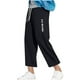 thumbnail image 2 of Pantalones largos de moda para hombre, informales, holgados, deportivos, con cinturón elástico y nueve puntos, de poliéster., 2 of 6