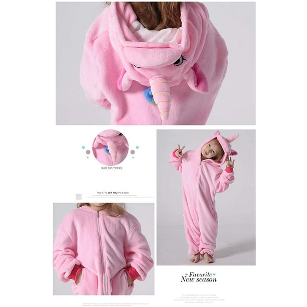 Kids Onesies Kigurumi Pajamas Girls Boys Sleepsuit Sleepwear Hoodie