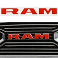 thumbnail image 4 of IPG Compatible with 2019-2021 RAM 1500 (Tradesman, Bighorn, Laramie, Limited, Rebel) Grille Overlay Stickers Do it Yourself Stickers Set Personalize Your Vehicle (Light Red), 4 of 7