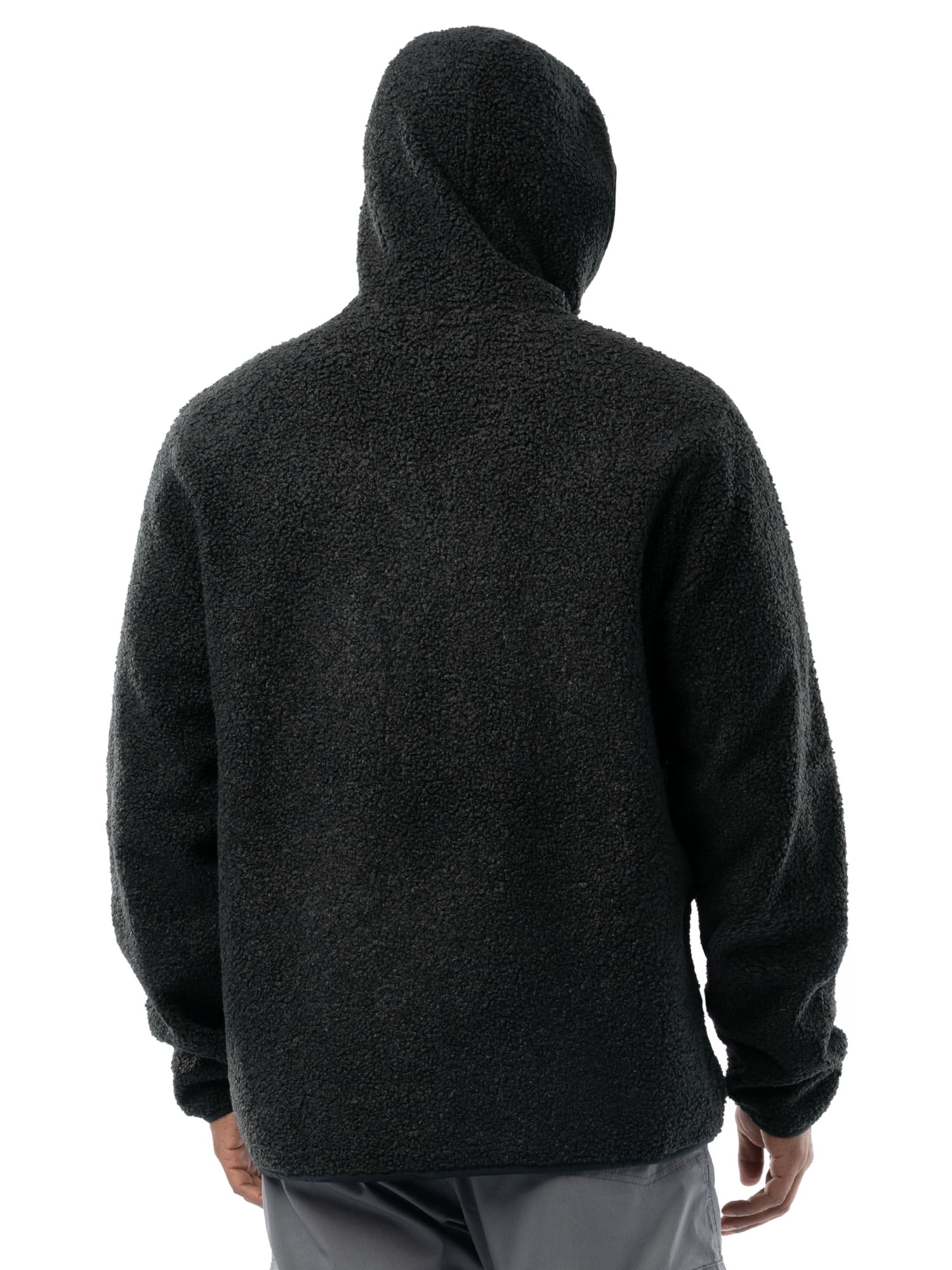 Wrangler Outdoor Men's & Big Men's Full Zip Burly Utility Backpacking Sweater Hoodie, Size S-2XL