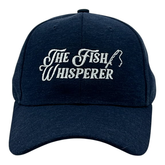 The Fish Whisperer Hat Funny Sarcastic Fishing Novelty Cap