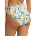thumbnail image 2 of One In A Melon Ruched High-Waist Bikini Bottom Swimsuit, 2 of 2