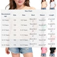 thumbnail image 3 of CYRBOKO Girls Summer T-Shirts, Cotton Casual Puff Sleeve Pullover Short Sleeve Tops Pink Size 8 T, 3 of 6