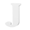 thumbnail image 3 of (3 pack) Cousin DIY 3" White Wood Letter J, 3 of 8