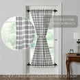 thumbnail image 5 of VHC Brands, Sawyer Mill Black Plaid Door Panel 72x40, 5 of 6