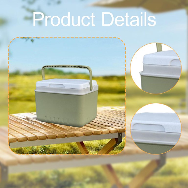 Dualoai Insulated Ice Chest Box Carrier Bucket Multifunction