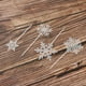 thumbnail image 5 of 4 adornos para cupcakes con forma de copo de nieve, palillos para donuts, decoración para baby shower Transparente, 5 of 9