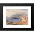 thumbnail image 2 of Carl Rottmann 14x11 Black Modern Framed Museum Art Print Titled - Santorini (Thira) (ca. 1843), 2 of 5