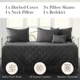 thumbnail image 3 of Twin Daybed Comforter Set 6 Piece, Trundle Bed Bedding Set With Bedspread Shams Bedskirt Throw Pillow, 3 of 8
