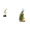 thumbnail image 1 of Figura de escritorio,Escultura de nota musical para escritorio,oficina,decoración del hogar,Figura de escritorio,Estante de estatua de pavo real para escritorio,decoración del hogar,Figura, 1 of 8