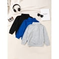 thumbnail image 3 of Mikrdoo Boys Casual High Neck Zipper Sport Style Sweatshirt 3-Pack, Sizes 7-15, 3 of 9