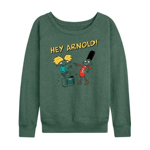 Hey Arnold! - Best Buds - Women's Lightweight French Terry Long Sleeve Shirt