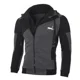 thumbnail image 3 of Otoño Invierno de los hombres de alta calidad de impresión Sudadera con capucha Sportshirt cremallera Colorblocking ropa deportiva moda Casual chaqueta al aire libre Sportjack, 3 of 5