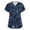 Black, variant on Womens Scrub Tops Soft V Neck Short Sleeve Medical Working Tops