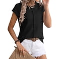 thumbnail image 4 of SLADYGLO Women Crew Neck Sleeveless Coarse Knitting Sweater Tank Top, 4 of 7