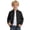 00-Black500, variant on Yiyuu Toddler Boys Long Sleeve Button Down Shirt Unisex Casual Cotton Shirt, Sizes 2-3
