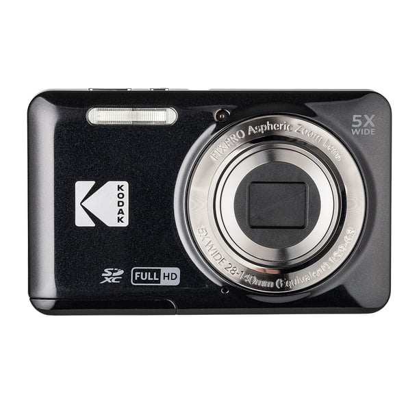Kodak PIXPRO FZ55 Digital Camera (Black) (FZ55BK) + 128GB Card +