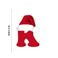 thumbnail image 2 of dajkiuy Initial Christmas Ornaments for Tree, 26 Letter Personalized Christmas Indoor for Christmas Tree Ornaments Pendant Hanging Decorations, K, 2 of 5