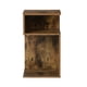 thumbnail image 3 of Mesa Auxiliar HOMEMAKE FURNITURE Mesita de Noche Estilo Flip Marrón Vintage, 3 of 6