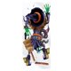 thumbnail image 1 of Papel Tapiz De Terror 3D, Pegatina Para Puerta, Autoadhesivo, Mural De Bruja Impermeable, Calcomanía De Pared De Pvc Para Decoración De Halloween, Decoración De Fiesta Noticed HA013324-00, 1 of 7