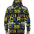 thumbnail image 7 of Haiem Rock Your Socks Patterned Men's Hoodie with Kangaroo Pocket - Ideal Pullover Sweatshirt for Daily Wear, Travel, and Home-XX-Large, 7 of 7