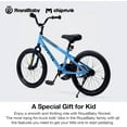 thumbnail image 6 of RoyalBaby Rocket 18" Inch Bicycle with Kickstand for Toddlers, Unisex, Ages 7-9 Years, Light Blue, 6 of 9